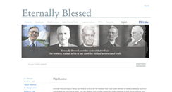 Desktop Screenshot of eternallyblessed.org
